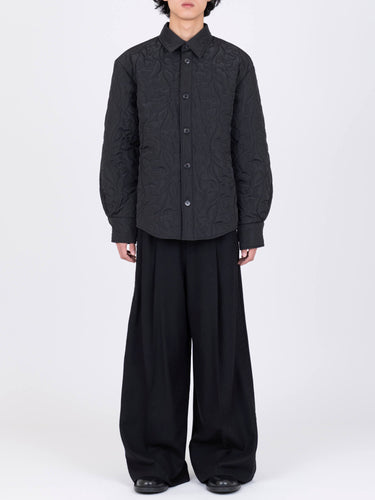 イベント期間限定(3月19日～3月22日まで)<br>26AW受注生産アイテム【VIVIANO MEN】<br>Flower Pattern Quilted Shirt