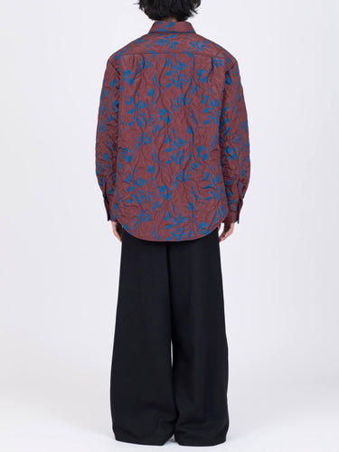 イベント期間限定(3月19日～3月22日まで)<br>26AW受注生産アイテム【VIVIANO MEN】<br>Flower Pattern Quilted Shirt