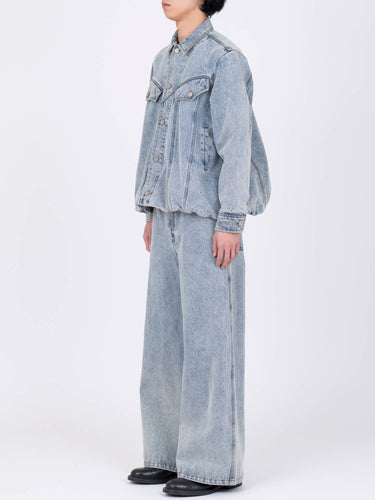 イベント期間限定(3月19日～3月22日まで)<br>26AW受注生産アイテム【VIVIANO MEN】<br>Balloon Denim Jacket