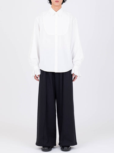 イベント期間限定(3月19日～3月22日まで)<br>26AW受注生産アイテム【VIVIANO MEN】<br>Ruffle Cuff Shirt