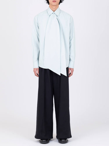 イベント期間限定(3月19日～3月22日まで)<br>26AW受注生産アイテム【VIVIANO MEN】<br>Detachable Ribbon Collar Shirt