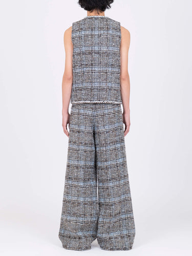 イベント期間限定(3月19日～3月22日まで)<br>26AW受注生産アイテム【VIVIANO MEN】<br>Melange Tweed Gilet