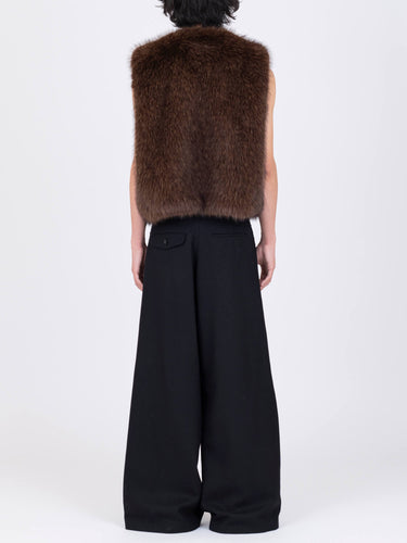 イベント期間限定(3月19日～3月22日まで)<br>26AW受注生産アイテム【VIVIANO MEN】<br>Volume Fur Gilet