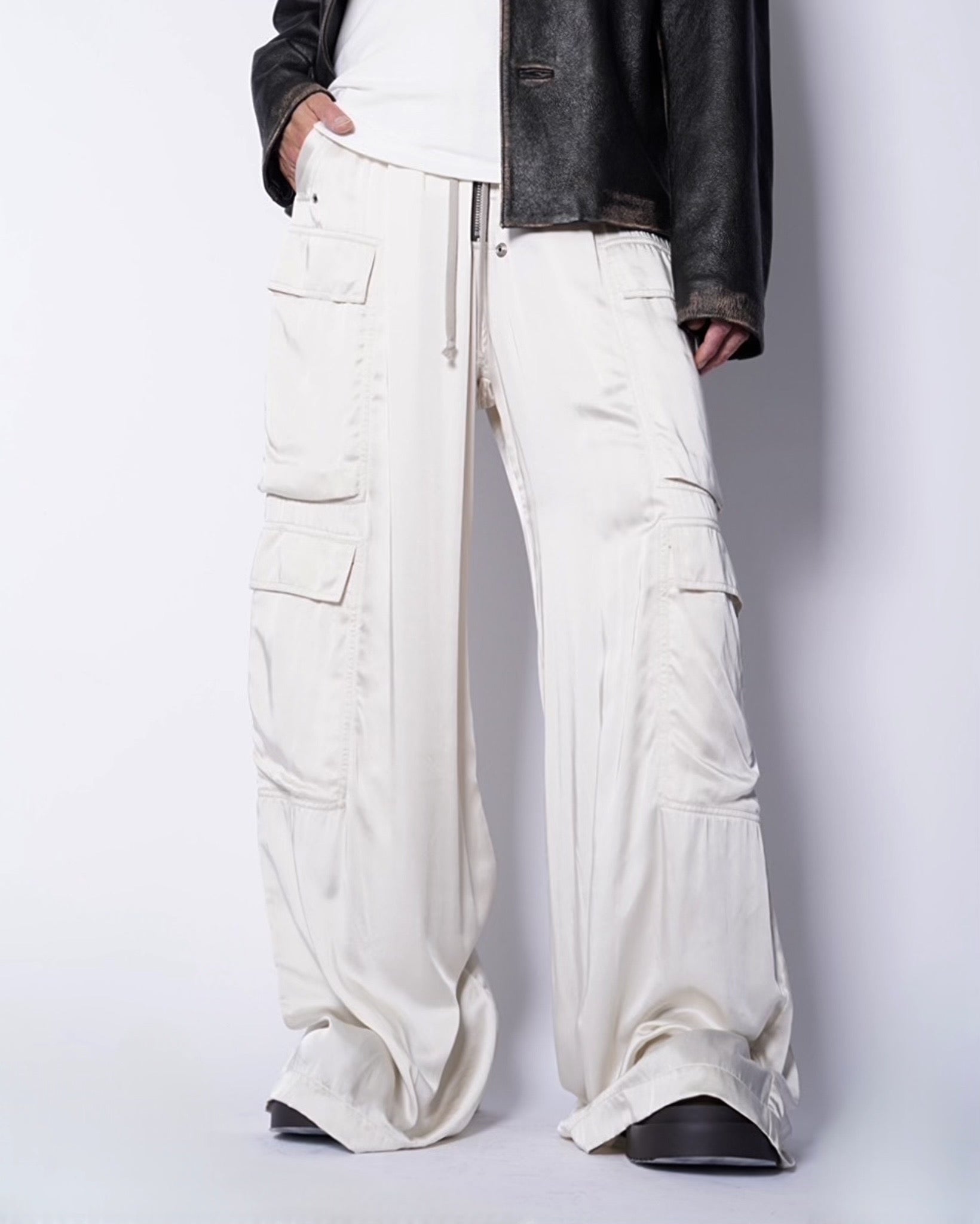 RICK OWENS(リックオウエンス)- CARGO BELA PANTS-SCH--Amanojak.