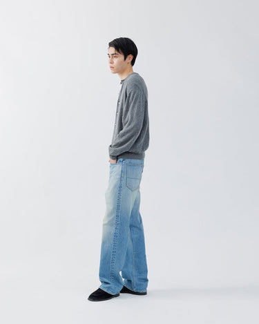 【SUBLATIONS】 <br>CASHMERE CREW NECK CARDIGAN .16