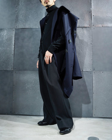 【KEISUKEYOSHIDA】<br>DUFFLE CAPE COAT