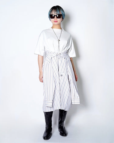 【Maison MIHARA YASUHIRO】<br>TEE × SHIRTS COMBINED DRESS (UNISEX)