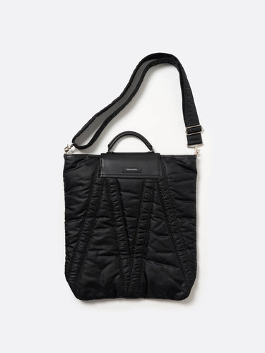 イベント期間限定アイテム<br>(3月7日～3月15日まで)<br> 【SUBLATIONS】 LEATHER FLAP HELMET BAG .12【BLACK】