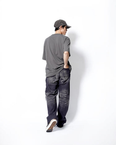 イベント期間限定アイテム<br>(6月27日～7月5日まで)<br>【KANEMASA PHIL】<br>36G High Twist SS Tee (CHARCOAL)