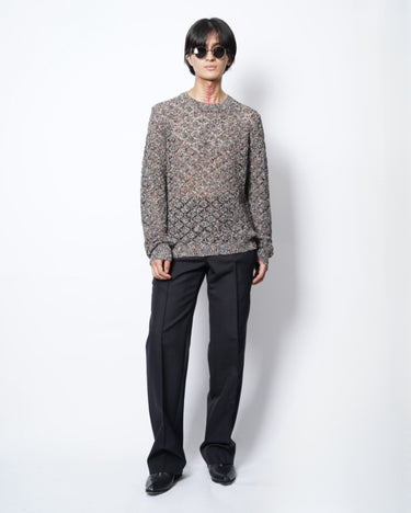 【TAAKK】<br>MIX COLOR KNIT MULTI-COLORED SWEATER