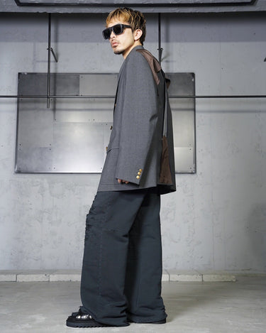 【kolor】<br>BACK INSIDEOUT TAILORED JACKET