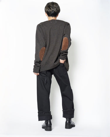 【MARINA YEE】<br>"DEAN BLUE" OVERSIZED JEANS TROUSERS (BLACK)