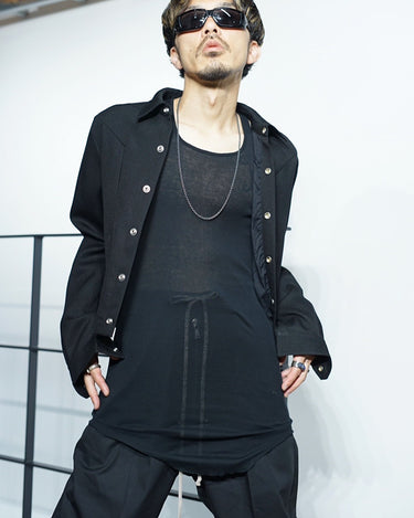 【RICK OWENS】<br>BASIC RIB TANK<br>-MR-