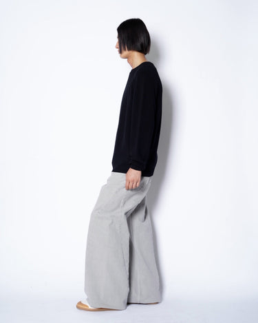 26AW予約受付中<br>【BATONER】<br>HARD TWIST WOOL SIGNATURE CREW NECK