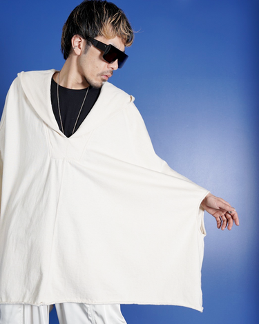 【RICK OWENS】<br> HOODED KAFTAN -RIGN-