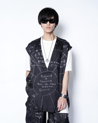 【RICK OWENS】<br>CROPPED FLIGHTSUIT TOP -KP1-