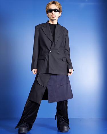 【MARINA YEE】<br>"BLACK JACK"<br>ORIGAMI BLAZER<br>-WOOL-