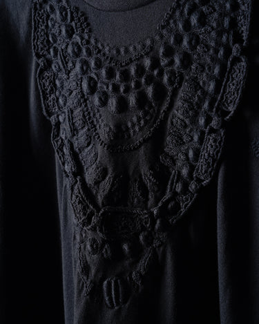 【kiminori morishita】<br>HAND EMBROIDERY TEE "NECKLACE"