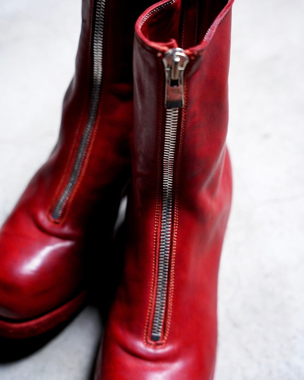 お歳暮ならオンライン GRAIN FULL HORSE -PL2WZ- - GUIDI(グイディ) FRONT BOOTS ZIP 靴