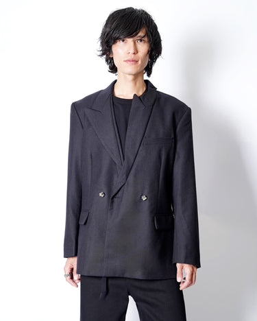 [MARINA YEE]<br>"Black Jack"<br>Origami Blazer<br>-Wool-