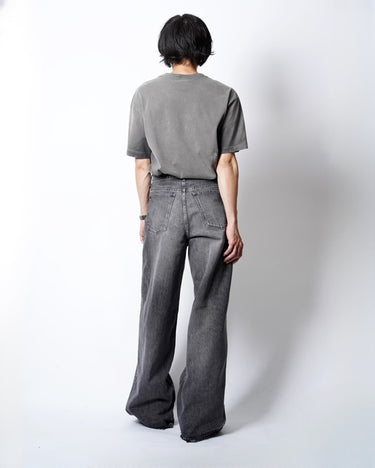 [Masu]<br>"Masu Boys" Emblem Baggy Jeans
