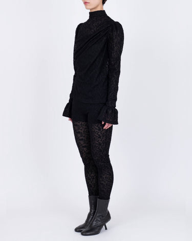 26AW予約受付中<br>【VIVIANO】<br>Jacquard Drapé Top