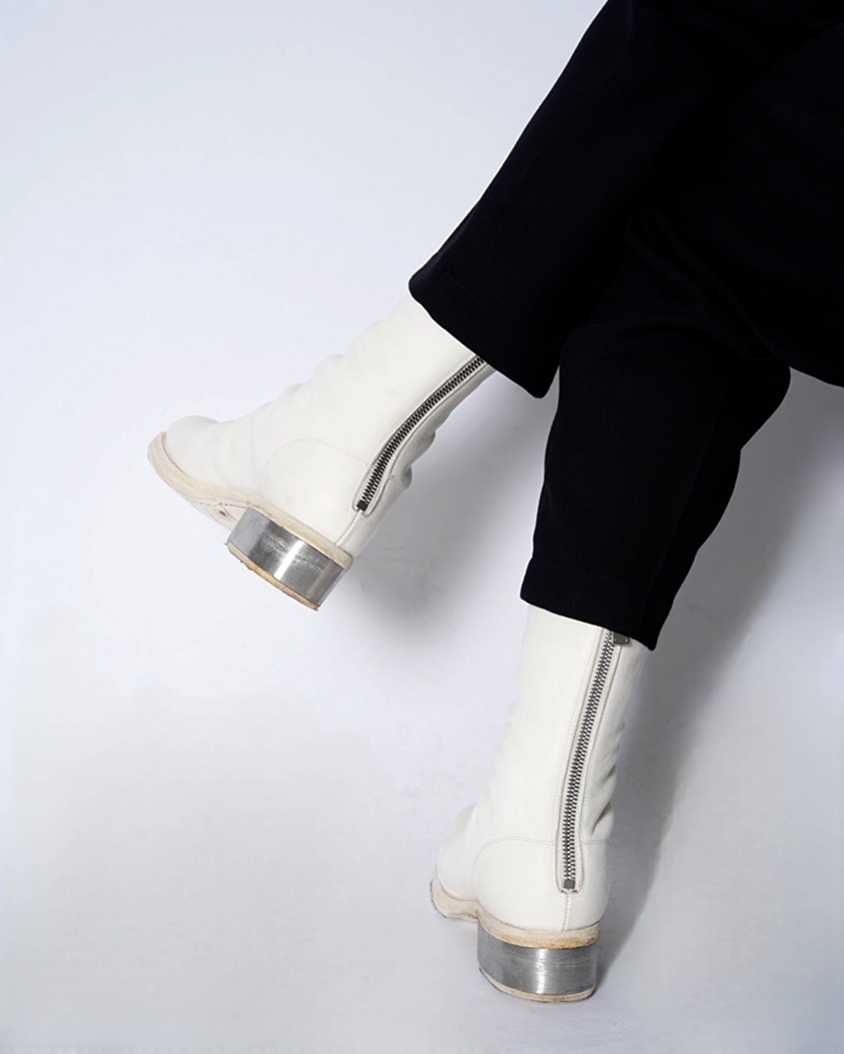 GUIDI(グイディ) - -788ZI- HORSE FULL GRAIN BACK ZIP BOOTS with