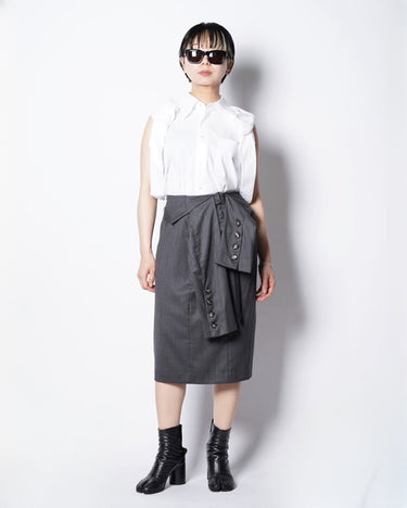 【MARINA YEE】<br>"BIRKIN"<br>DECONSTRUCTED<br>DRESS SKIRT