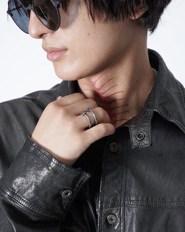 【GUIDI】<br>-G-AN11-<br>DOUBLE NAILS RING