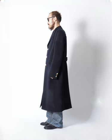 【JUNYA WATANABE MAN】<br>CASHMERE BEAVER SAILOR COLLAR COAT