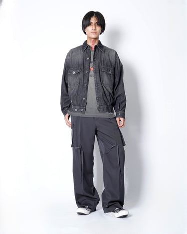 [Maison Margiela 1,10]<br>DISTRESSED DENIM JACKET