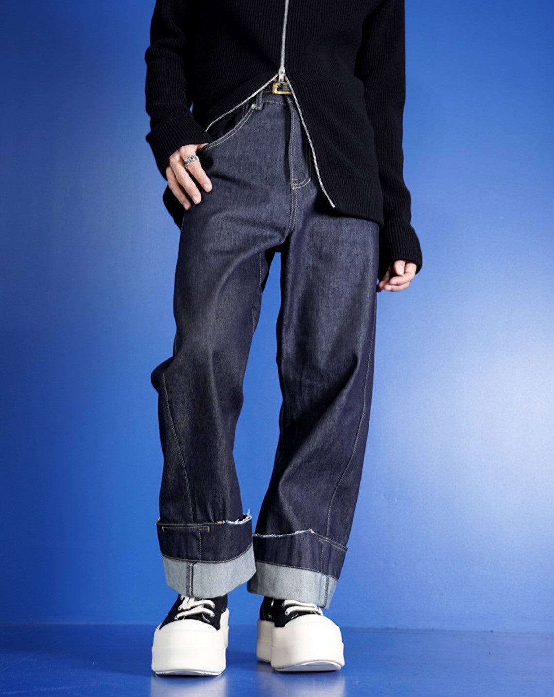 MARINA YEE DEAN BLUE Oversized jeans
