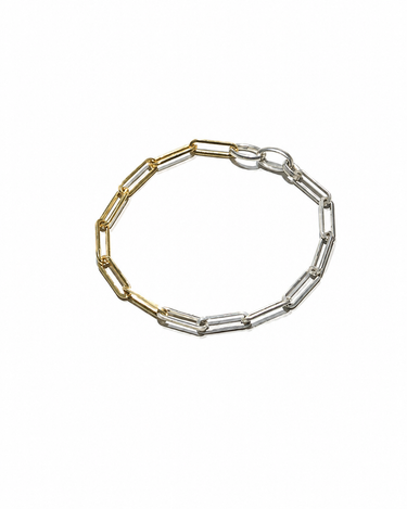【GARDEN OF EDEN】<br>PCチェーンブレスレット<br>-14K/SILVER-