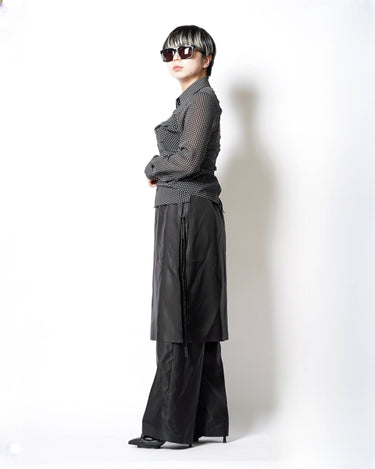 【JUNYA WATANABE】<br>SHEER DOT GATHER SHIRTS