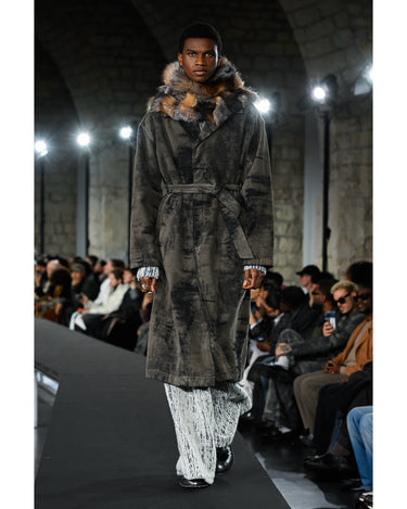 26AW予約受付中<br>【TAAKK】<br>MOLE JACQUARD DENIM COAT