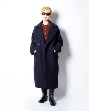 【TOGA ARCHIVES】<br>DOUBLE MELTON COAT (UNISEX)