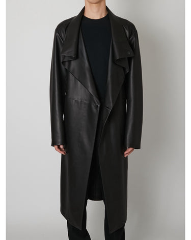 27SS予約受付中<br>【TAAKK】<br>Unlined Sheep Leather Coat