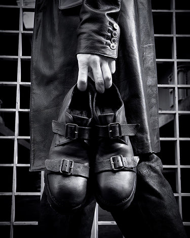 一部サイズ予約受付中<br>【GUIDI】<br>Amanojak. EXCLUSIVE<br>-792BV_AJ-<br>HORSE FULL GRAIN<br>"DOUBLE BUCKLED DERBY"