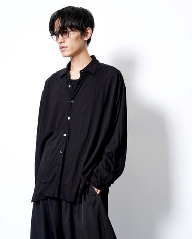 イベント期間限定アイテム<br>(6月27日～7月5日まで)<br>【KANEMASA PHIL】<br>46G Artisan Shirt (BLACK DYE)
