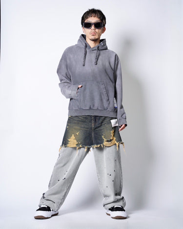 【in・stru(men-tal).】<br>DISTRESSED HOODIE