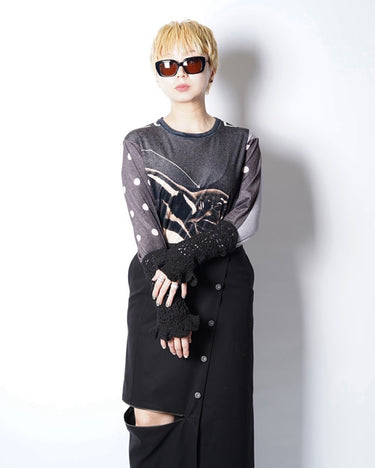 【TOGA ARCHIVES】<br>LACE ARM COVER