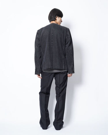 【TANAKA】<br>NO COLLAR JEAN JACKET