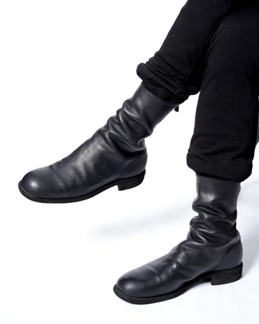 【GUIDI】<br>-988X- HORSE FULL GRAIN BACK ZIP HI-BOOTS