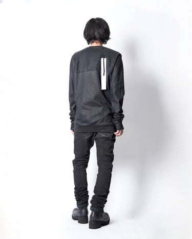 【BORIS BIDJAN SABERI】<br>"CR1C" F1235<br>SWEAT TOPS<br>COATED 11 EMBRO /<br>OBJECT DYE COATING