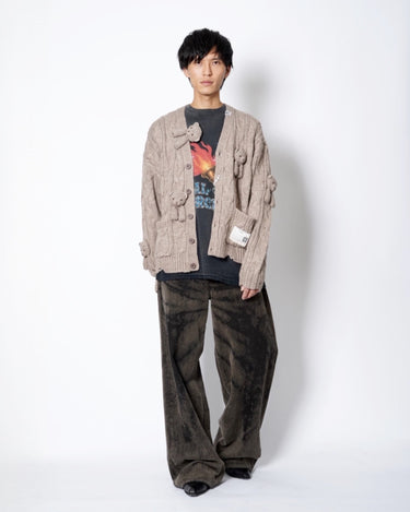9.18(fri) 0:00 Launch<br>【Maison MIHARA YASUHIRO】<br>× PINK HOUSE BEARS KNIT CARDIGAN