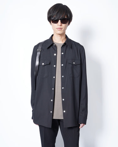 受注生産アイテム<br>期間限定受注受付中(8月15日～8月23日まで)<br>【FRACTION】<br>BONDAGE UTILITY SHIRT-TVWL-