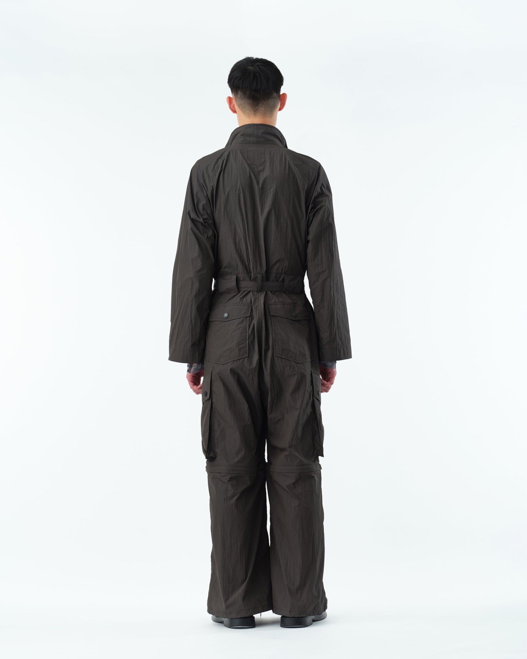 sublations WASHER NYLONTRANSFORM ジャンプスーツ WASHER NYLON TRANSFORM JUMPSUIT .13【BLACK】 – SUBLATIONS