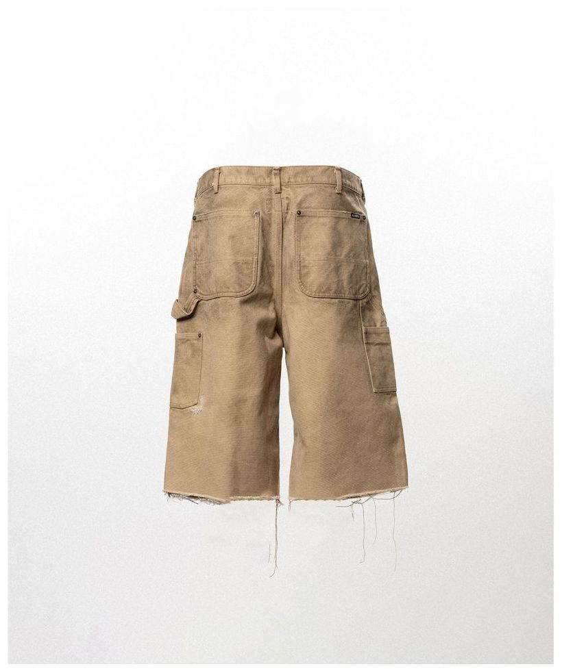 や*り様 KAMIYA BORO Duck Painter Bermuda Pa KAMIYA＞BORO Duck Painter Bermuda Shorts | MAKES ONLINE STORE
