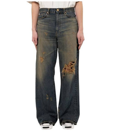 【KAMIYA】<br>Bootcut Wide Jeans