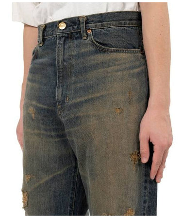 【KAMIYA】<br>Bootcut Wide Jeans